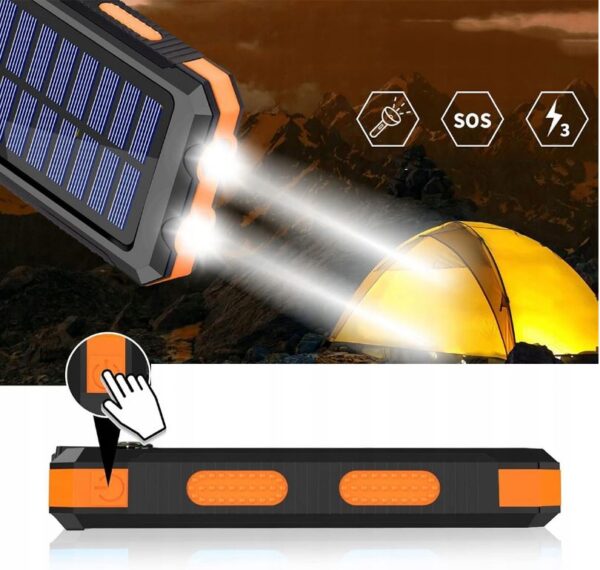 Napelemes 10000mAh power bank - Image 4