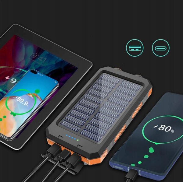Napelemes 10000mAh power bank - Image 5