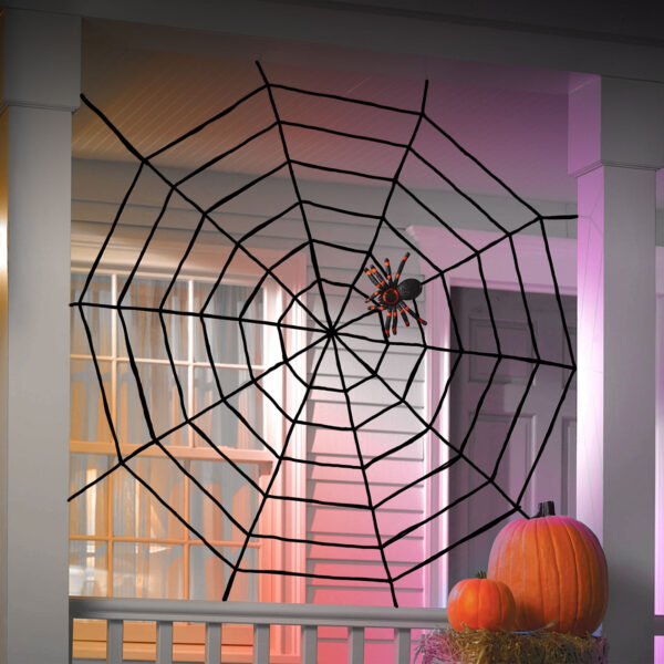 Halloween-i plüss pókháló - 200 cm