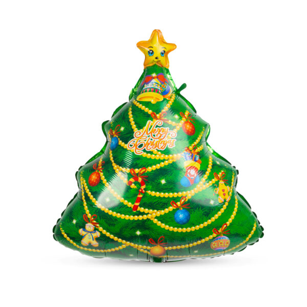 Karácsonyfa alakú lufi
