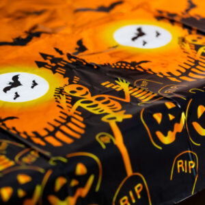 Halloween-i asztalterítő - sírköves