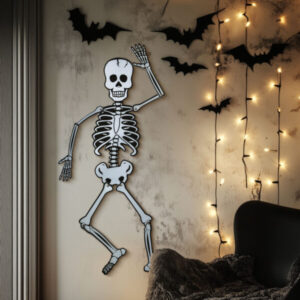 Halloween-i dekoráció - csontváz - 85 x 18 cm