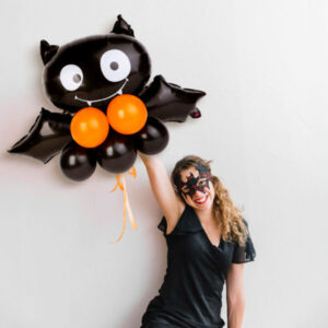 Halloween lufi szett - denevér - 10 db/csomag