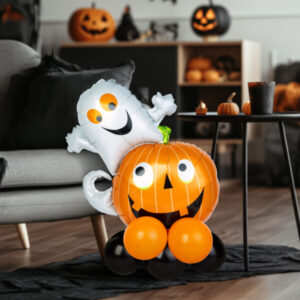 Halloween lufi szett - tök - 10 db/csomag
