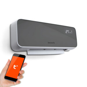 Smart fali hősugárzó - 1000/2000W - Tuya - szürke