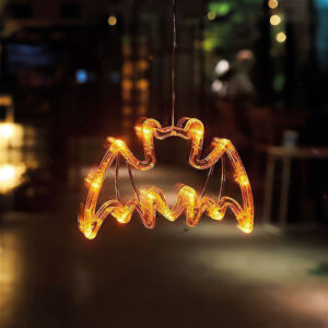 Halloween-i világító dekoráció - denevér