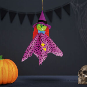 Halloween-i dekoráció - felakasztható - boszorkány