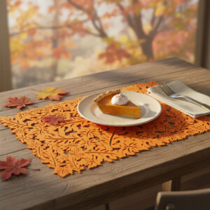 Őszi edényalátét, sárga