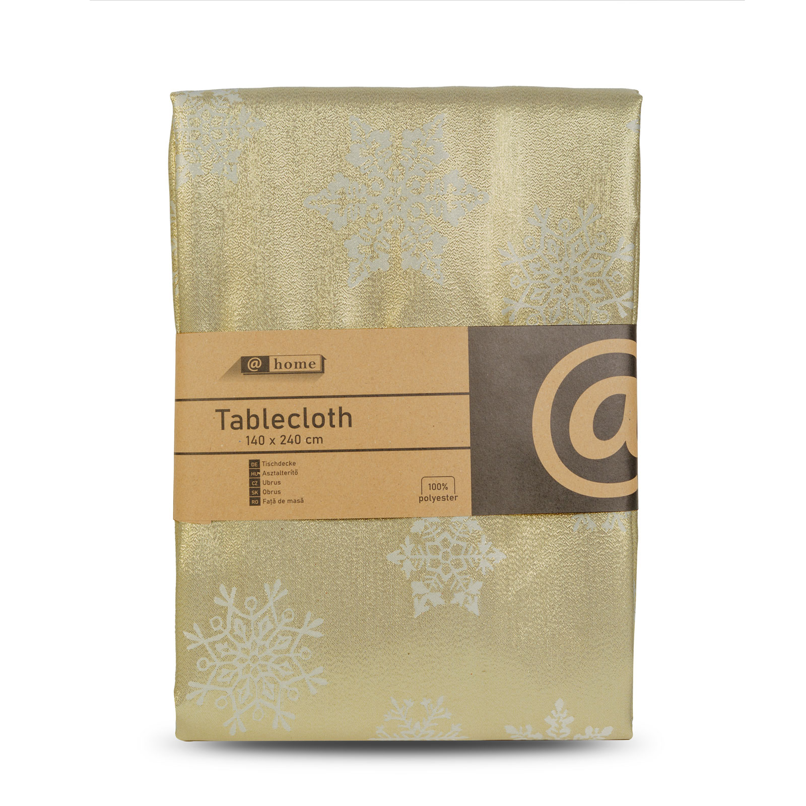 Hópelyhes asztalterítő, arany 2 Hópelyhes asztalterítő, arany - Image 2
