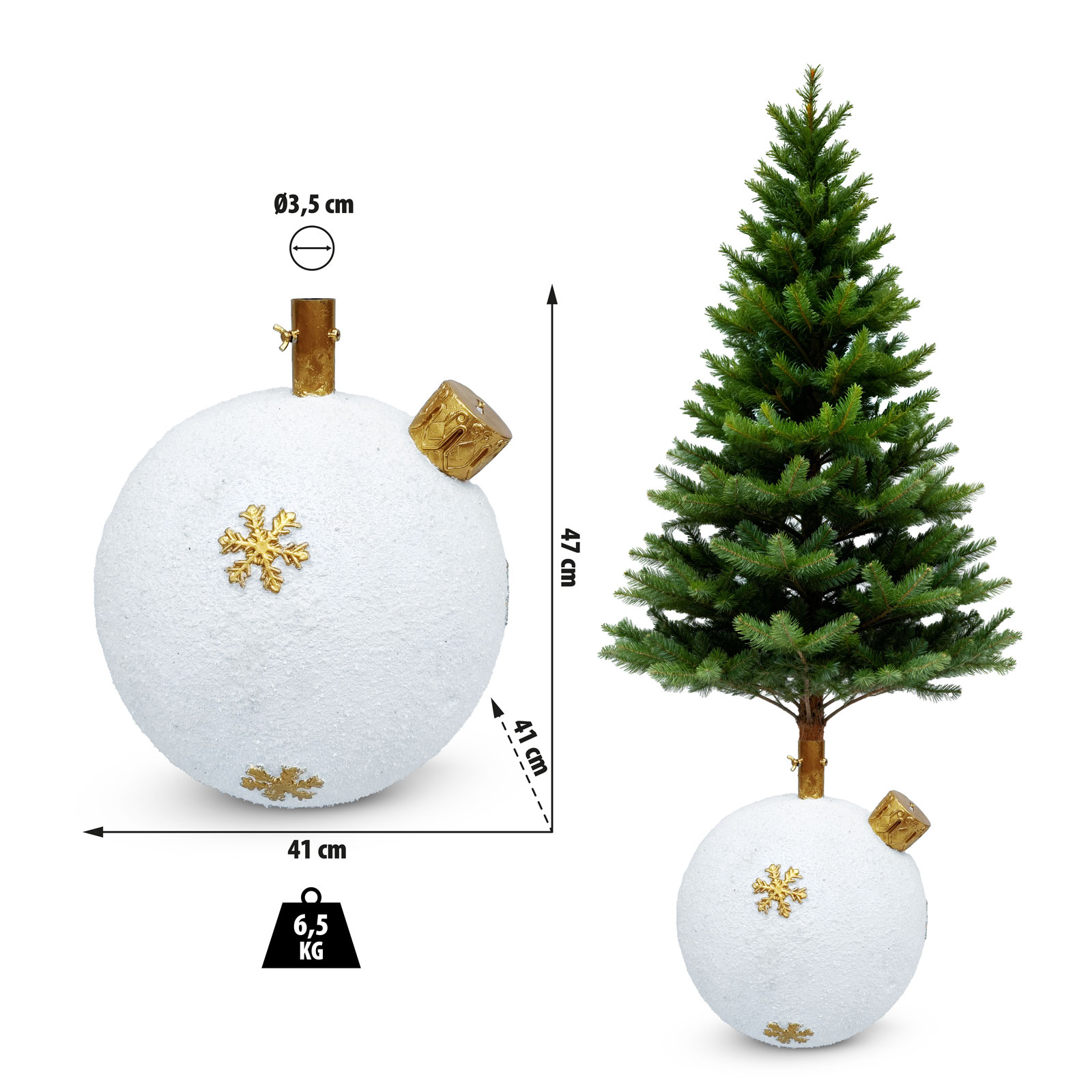 Gömbdísz Karácsonyfatalp 3 Gömbdísz Karácsonyfatalp - Image 3