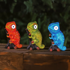 Szolár állatfigura - kaméleon