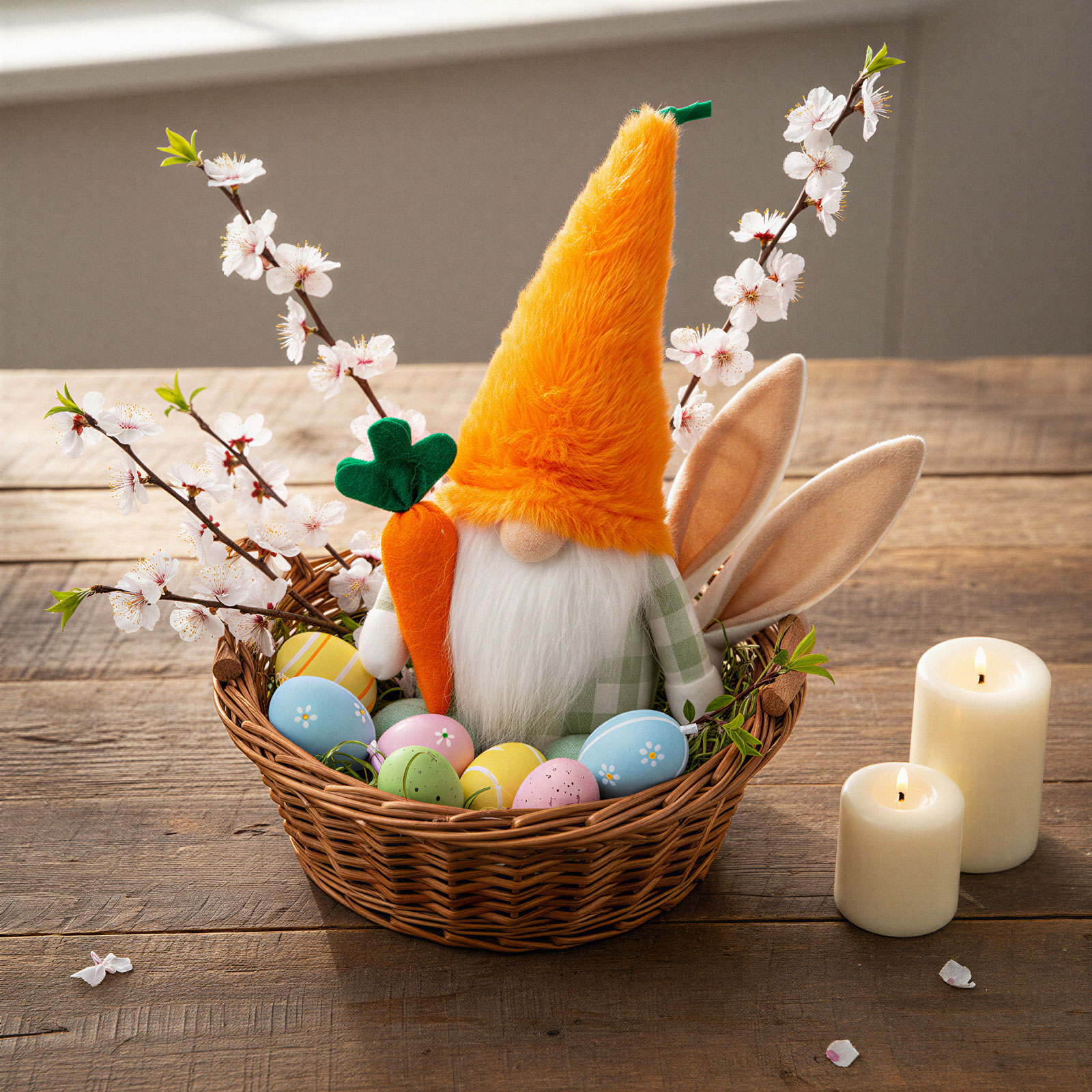 Textil dekoráció - manó - 25 cm 1 Textil dekoráció - manó - 25 cm