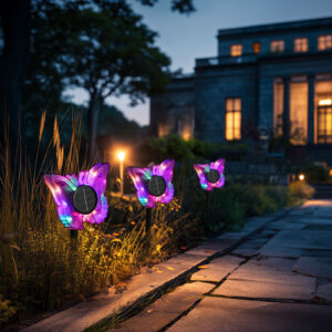 Napelemes pillangó - lila