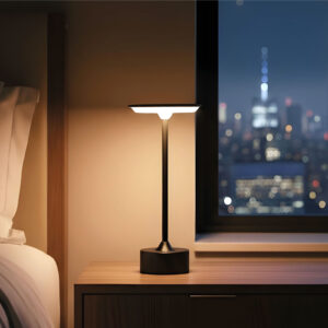 Asztali lámpa, fekete színű - 12502B