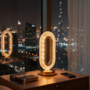 Asztali lámpa, arany - 12504