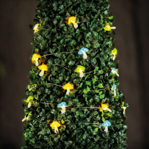 Napelemes fényfüzér - gomba