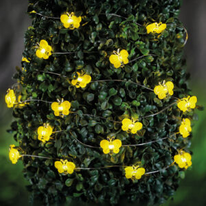 Napelemes fényfüzér - méhecske