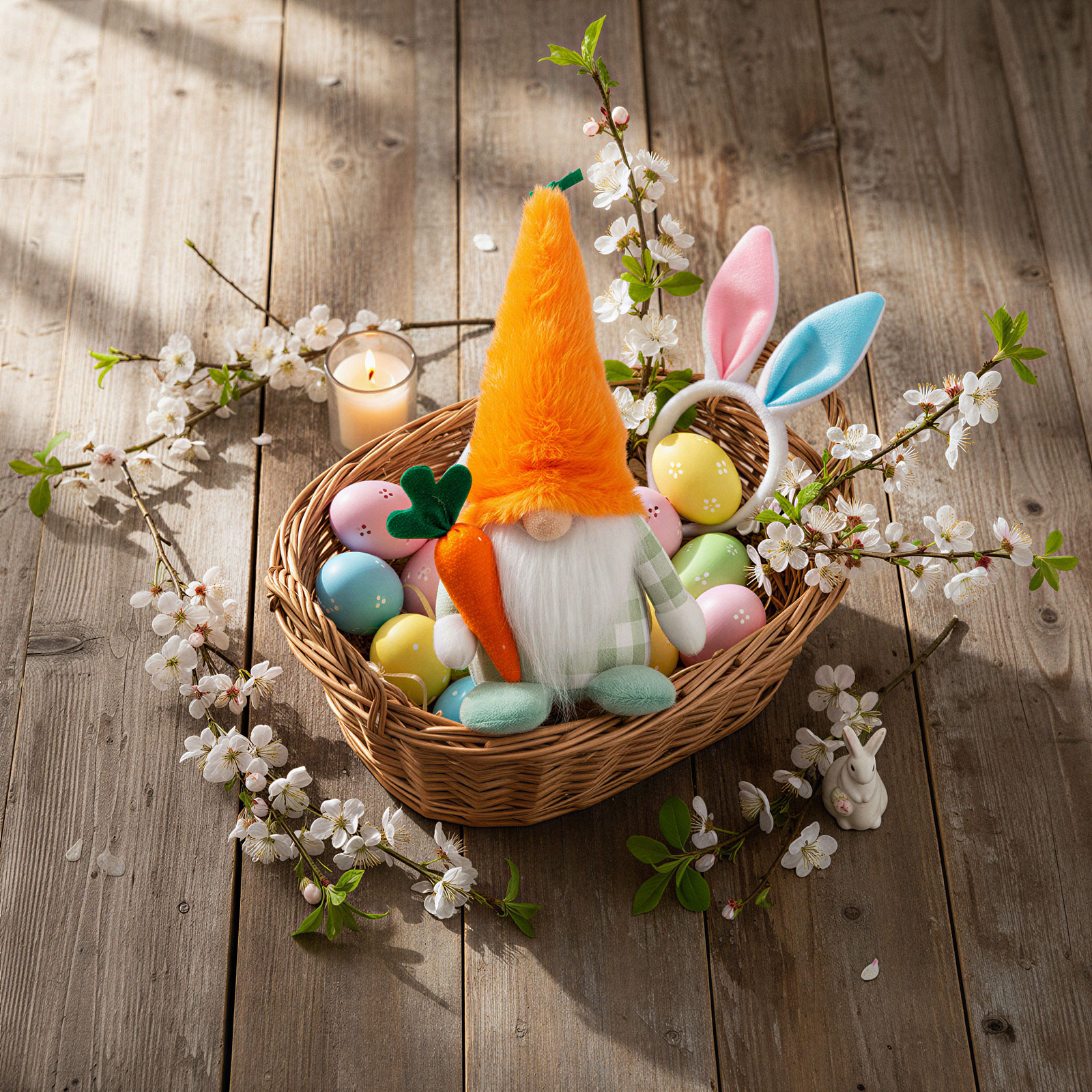 Textil dekoráció - manó - 25 cm 3 Textil dekoráció - manó - 25 cm - Image 3