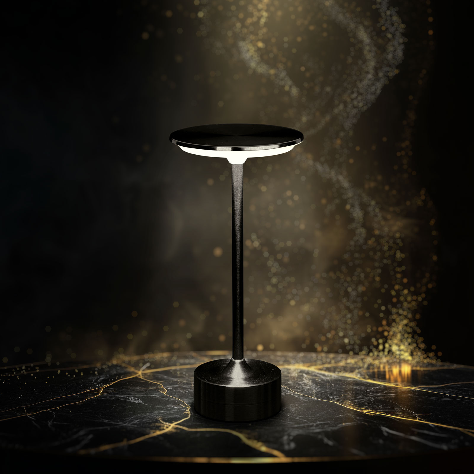 Asztali lámpa, fekete színű - 12502B 3 Asztali lámpa, fekete színű - 12502B - Image 3