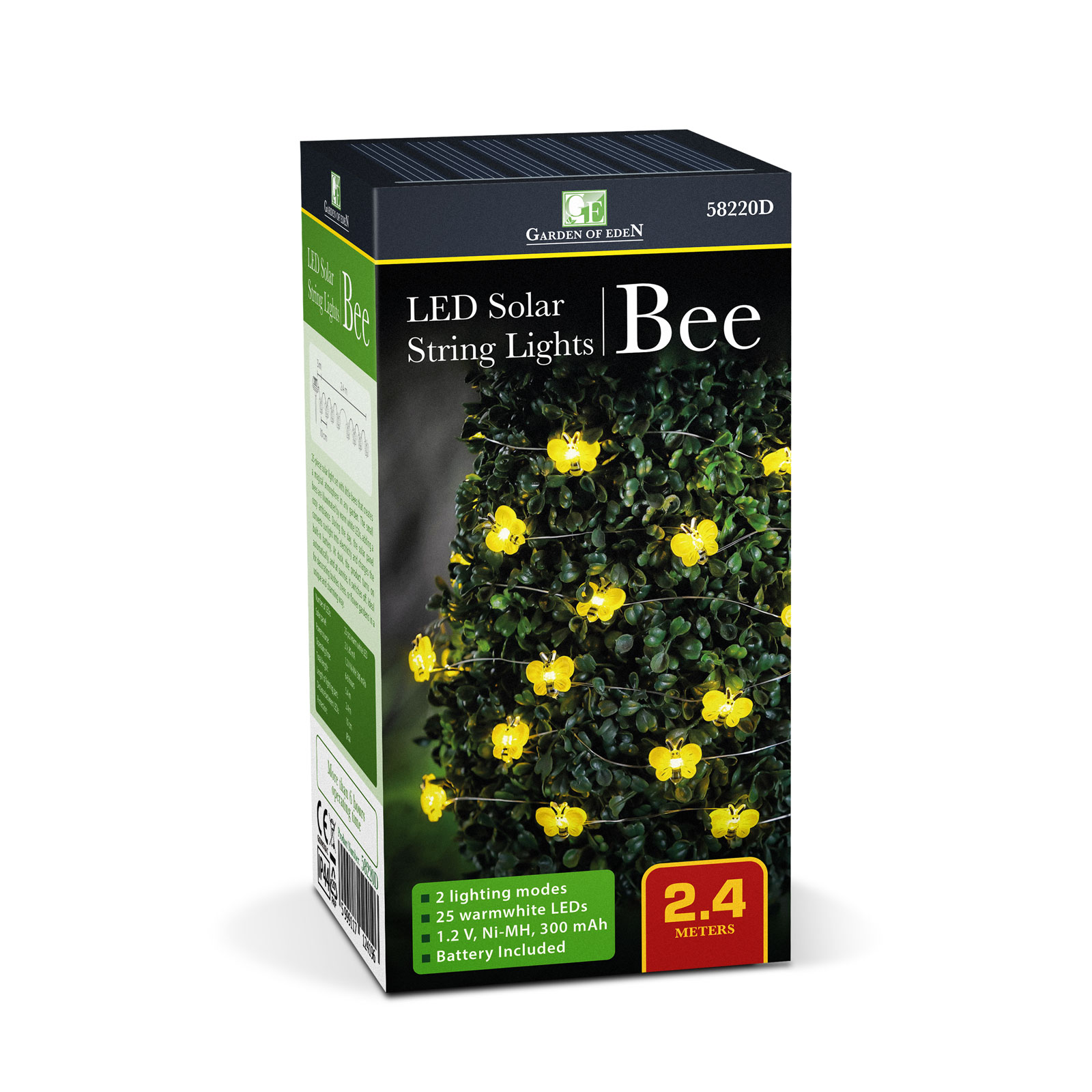 Napelemes fényfüzér - méhecske 3 Napelemes fényfüzér - méhecske - Image 3