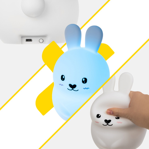 Nyuszis éjjeli lámpa távirányítóval 3 Nyuszis éjjeli lámpa távirányítóval - Image 3