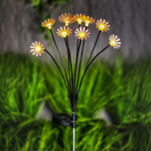 Leszúrható szolár lámpa - kamilla - 80cm