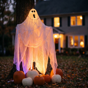 Halloween szellem fátyol - 2,15 x 1,52 m