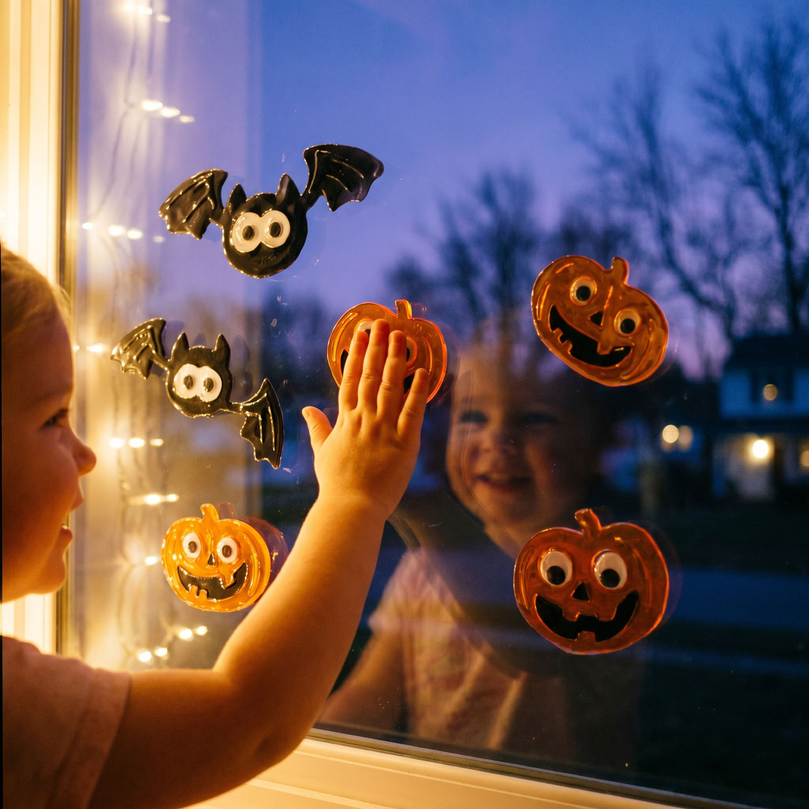 Halloween gél ablakmatrica szett - 50 x 15 cm - 2 féle 2 Halloween gél ablakmatrica szett - 50 x 15 cm - 2 féle - Image 2