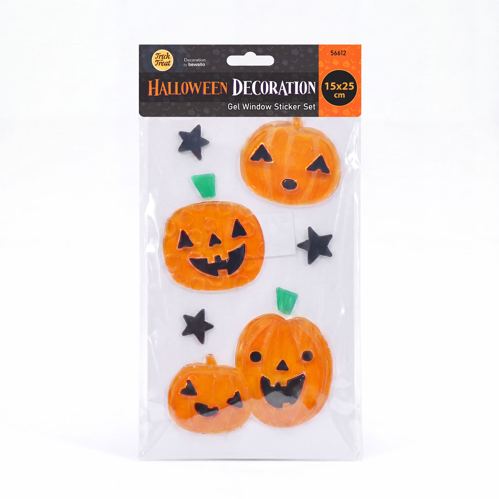 Halloween-i gél ablakmatrica szett - 15 x 25 cm - 3 féle 2 Halloween-i gél ablakmatrica szett - 15 x 25 cm - 3 féle - Image 2